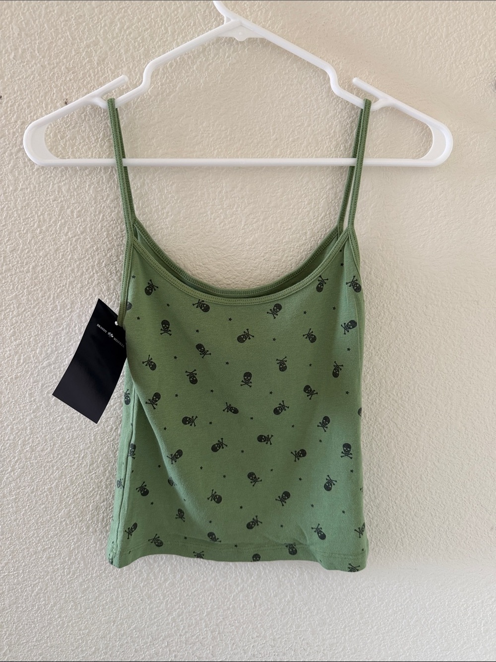Brandy Melville Skylar skull & star tank